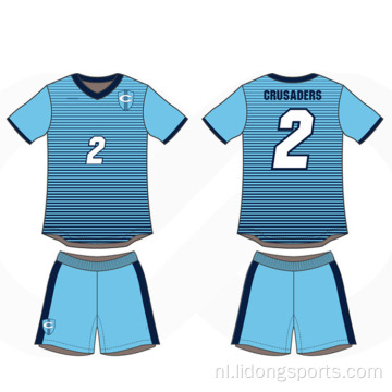 Volledige kleurstof sublimatie voetbalshirt gemaakt voetbaljerseys